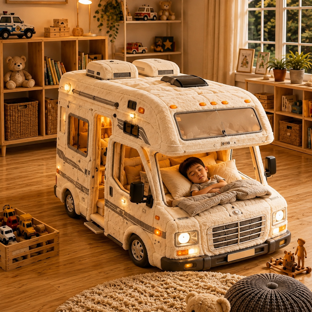 Kids RV Camper Floor Bed