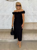 Off-the-shoulder Lace-trimmed Dress
